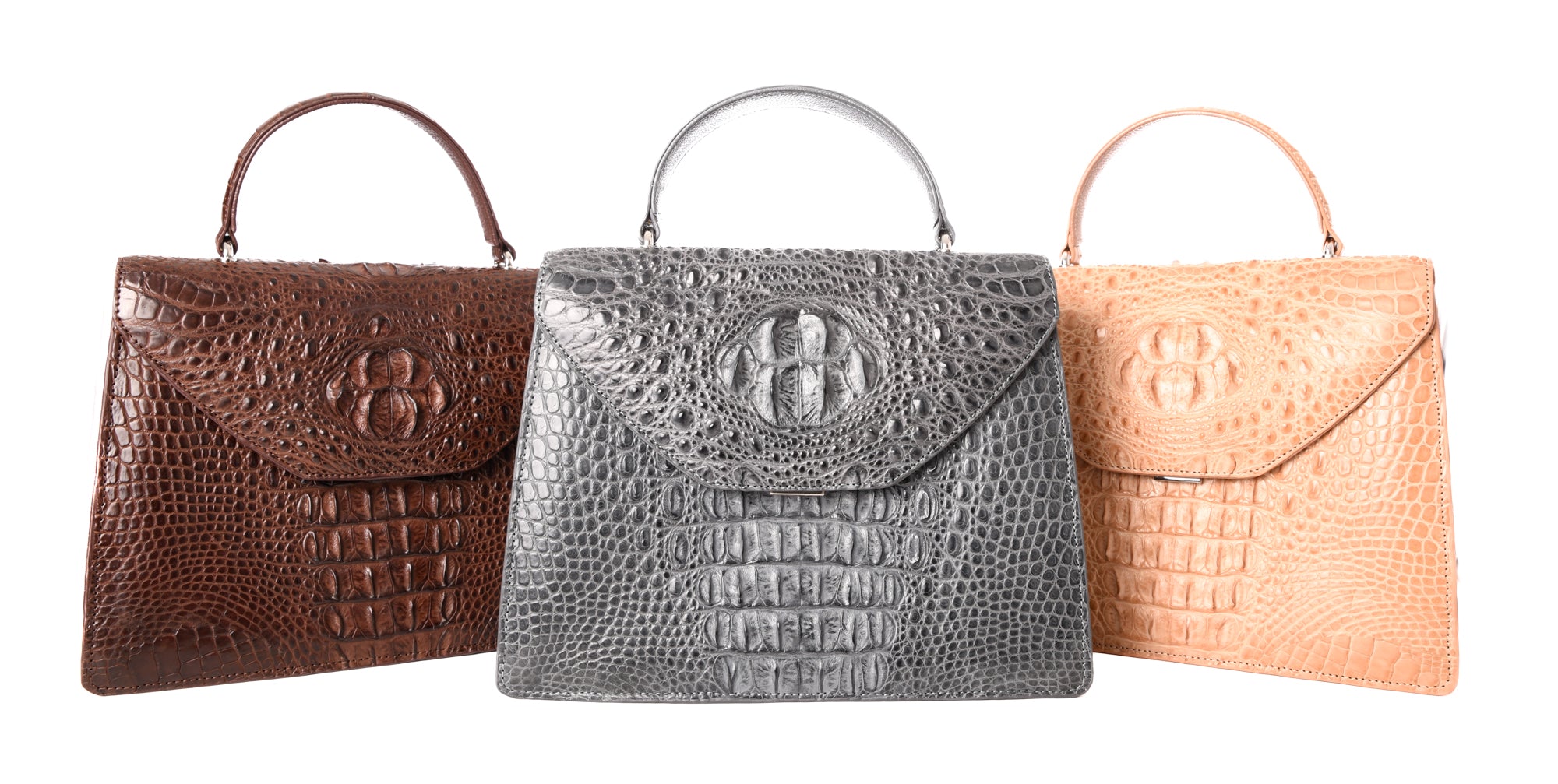 Lola Crocodile Skin Handbag Crocodile Darwin