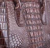 Kelly Crocodile Skin Handbag