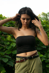 Crocodile Skin Ladies and Kids Hornback Belt