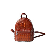 Mini Crocodile Skin Backpack