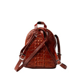 Mini Crocodile Skin Backpack