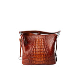Marcie Crocodile Skin Handbag