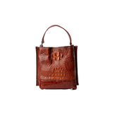 Nova Crocodile Skin Handbag