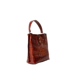 Nova Crocodile Skin Handbag