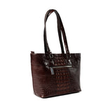 Vespera Crocodile Skin Handbag