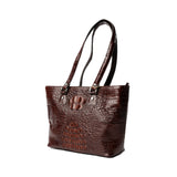 Vespera Crocodile Skin Handbag