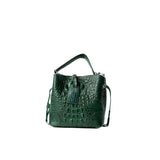 Marcie Crocodile Skin Handbag