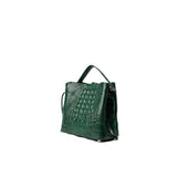 Marcie Crocodile Skin Handbag