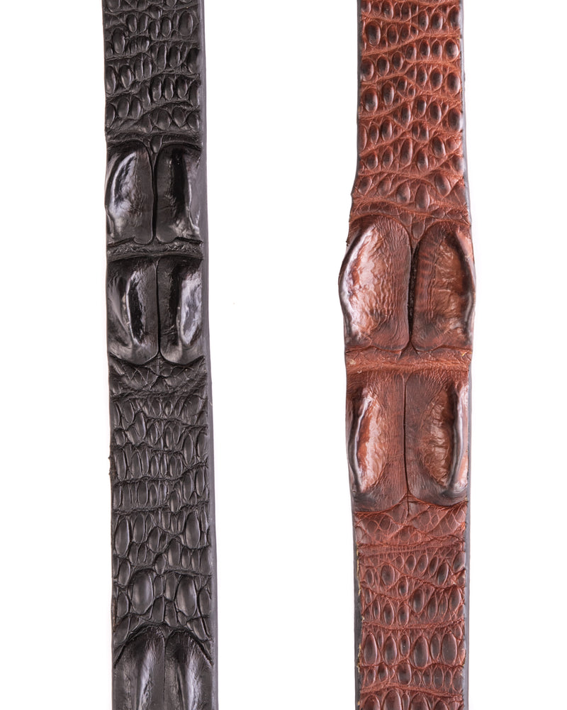Crocodile Skin Ladies and Kids Hornback Belt