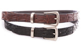 Crocodile Skin Ladies and Kids Hornback Belt