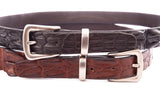 Crocodile Skin Ladies and Kids Hornback Belt