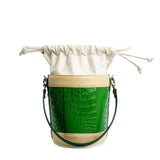 Vinnie Crocodile Skin Handbag