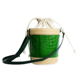 Vinnie Crocodile Skin Handbag