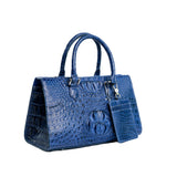 Paige Crocodile Skin Handbag