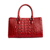 Paige Crocodile Skin Handbag