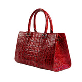 Paige Crocodile Skin Handbag