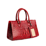 Paige Crocodile Skin Handbag