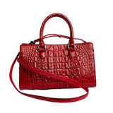 Paige Crocodile Skin Handbag
