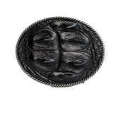Crocodile Crown Belt Buckle