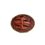 Crocodile Crown Belt Buckle