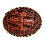 Crocodile Crown Belt Buckle