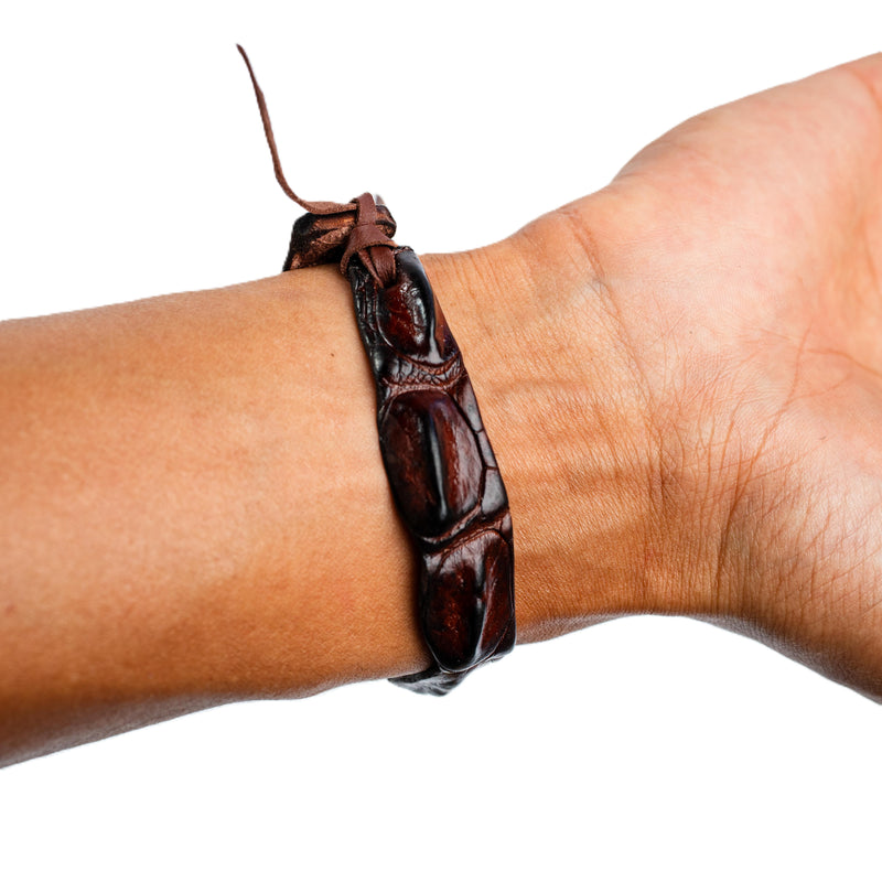 Crocodile Skin Wristband – Crocodile Darwin