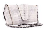 Wrap-around Crocodile Skin Handbag
