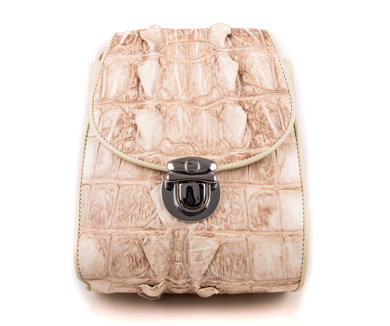 Bella Crocodile Skin Handbag