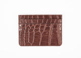 Traditional Crocodile Skin Cardholder