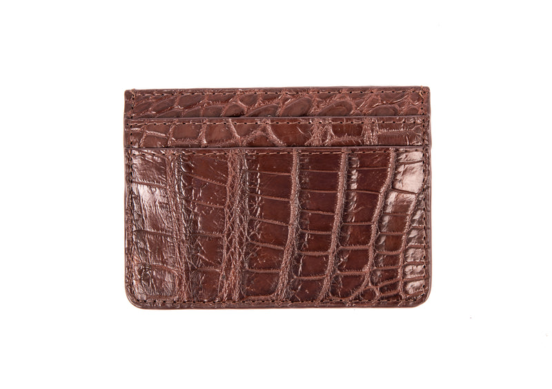 Traditional Crocodile Skin Cardholder