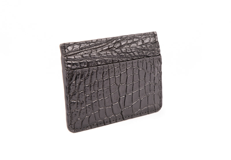 Traditional Crocodile Skin Cardholder