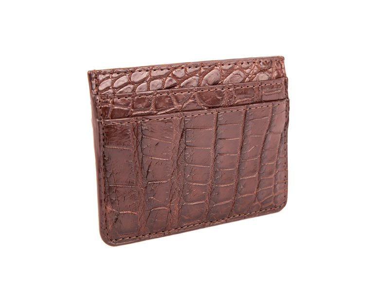 Traditional Crocodile Skin Cardholder