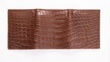 Tri-fold Crocodile Skin Wallet
