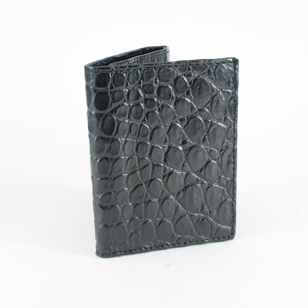 小物 Tow Fold Wallet (Crocodile) Tri-fold Crocodile Skin Wallet – Crocodile Darwin