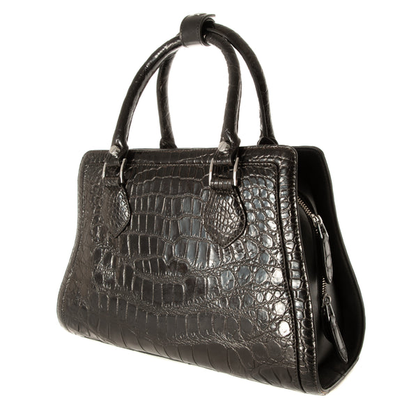 Trudy Crocodile Skin Handbag