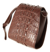 Bella Crocodile Skin Handbag